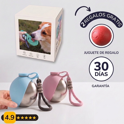 Botella portable 2 en 1